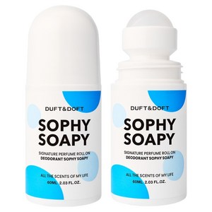 더프트앤도프트 시그니처 퍼퓸 롤온 데오드란트 소피소피, 60ml, 2개