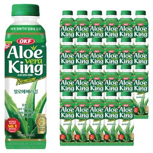 알로에베라킹 오케이에프 음료, 500ml, 24개