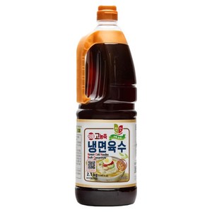 첫맛 8배 고농축 냉면육수, 2.1kg, 1개