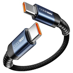코드웨이 C타입-C타입 초고속충전 데이터 숏 케이블