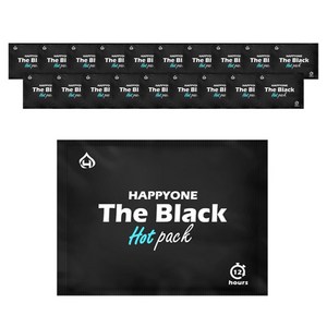 해피원 프리미엄 포켓용 핫팩 더블랙 80g, 20개