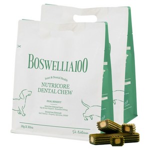 닥터뉴트리코어 강아지 가수분해 덴탈껌, 보스웰리아, 540g, 2개