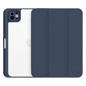 지에스비케이스 아이패드 애플펜슬 수납 클리어 하이브리드 케이스