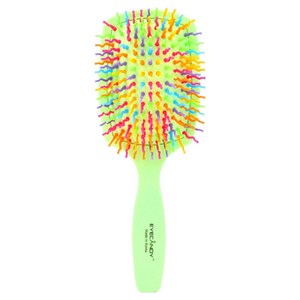 아이캔디 레인보우 볼륨 S 패들 헤어브러쉬, MELON GREE..., 1개