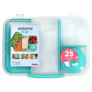 Sistema To Go 벤토 크리에이티브 런치박스 샌드위치 샐러드 도시락통 민티틸