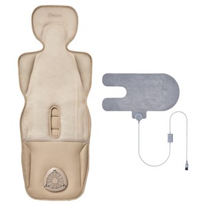 다이치 에어포켓4 영유아 쿨&웜 양면 유모차 라이너 + 온열시트, 오트밀, 1세트