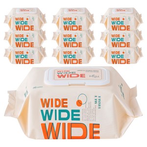 미엘 와이드 엠보싱 대형 물티슈 캡형 300 x 200 mm