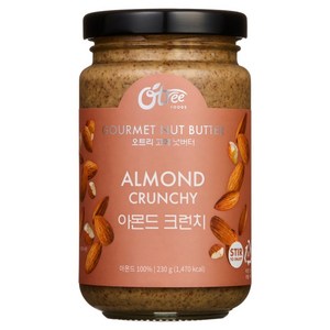 오트리 고메 넛버터 아몬드 크런치, 230g, 1개