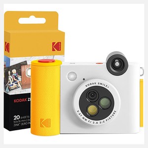 코닥 스마일플러스 포토 프린터 화이트 + 인화지 20p 세트