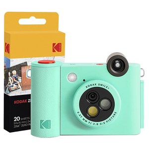 코닥 스마일플러스 포토 프린터 그린 + 인화지 20p 세트
