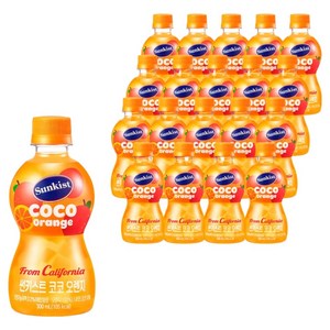 썬키스트 코코 오렌지 주스, 300ml, 20개