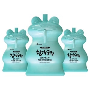 하비비 청개구리 울트라 270 자동 변기세정제, 270g, 3개
