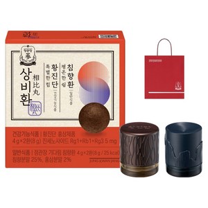 정관장 정품 상비환 황진단 4g 2p + 기다림 침향환 4g 2p 세트 + 쇼핑백