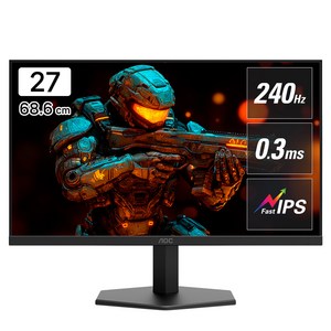 AOC 알파스캔 FHD AOC 27G11 게이밍 240 FAST IPS HDR 무결점 모니터