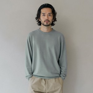 매너그램 남성용 라운드 긴팔 니트