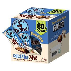 닥터유 투바이트 에너지바 저당, 468g, 1개