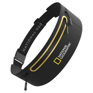 내셔널지오그래픽 핸드폰수납 모바일 러닝벨트 NGM-MRB, M, 블랙, 1개