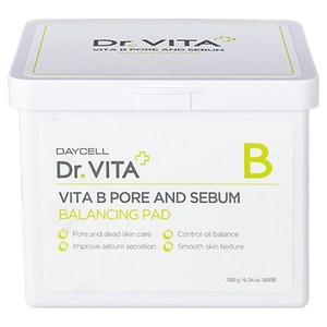 닥터비타 비타 비 포어 앤 세범 밸런싱 패드 180g, 80매입, 1개