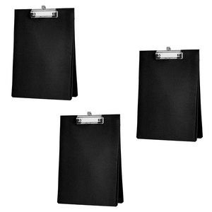 세우세 양면 화이트보드 클립보드 세로형 A4, 블랙, 3개