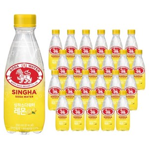 싱하 소다워터 레몬, 350ml, 24개
