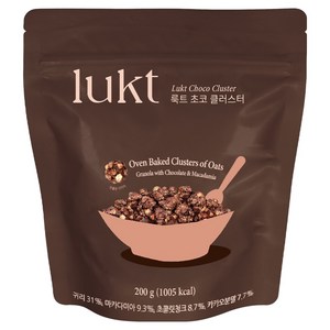 룩트 초코 클러스터, 200g, 1개