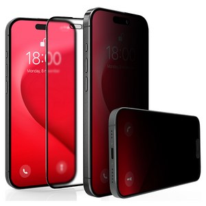 아이몰 지문방지 전방향 360도 사생활보호 풀커버 프라이버시 강화유리 휴대폰 액정보호필름 세트