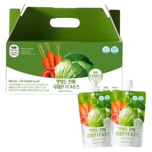 유기농마루 정품 맛있는 진짜 국내산 CCA 주스, 2L, 1박스