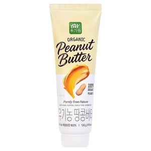 유가원 짜먹는 유기농 땅콩버터 튜브, 120g, 1개