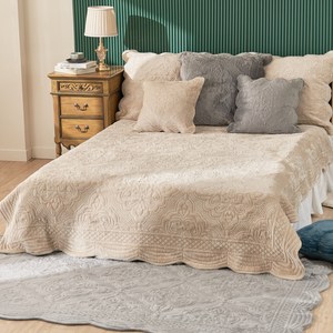 코지샵 프리미엄 극세사 자수 패드