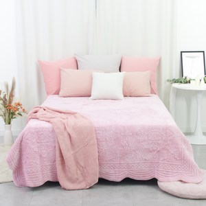 코지샵 프리미엄 극세사 자수 패드