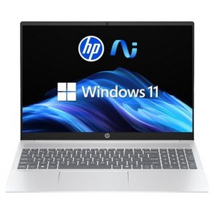 HP 옴니북 5 글래시어 실버 약 16인치에 해당함, 코어Ultra7, 512GB, 16GB, WIN11 Home, 2025.07