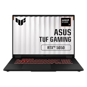 에이수스 TUF 게이밍 A18 예거 그레이 약 18인치에 해당함, 라이젠7, 1TB, 16GB, Free DOS, 2025.06