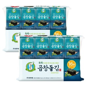 지도표성경 녹차 곱창돌김, 4g, 32개