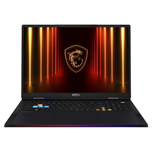 MSI 블랙 약 18인치에 해당함, 코어Ultra9, 2TB, 32GB, WIN11 Home, 2025.07