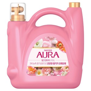 아우라 고농축 섬유유연제 핑크 판타지 본품, 5.5L, 1개