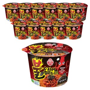 오뚜기 불오징어볶음면 용기 110g, 12개