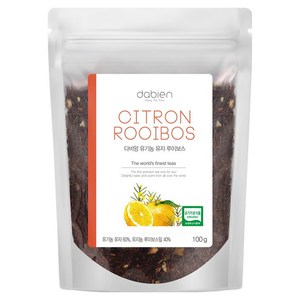 다비앙 유기농 유자 루이보스 잎차, 100g, 1개