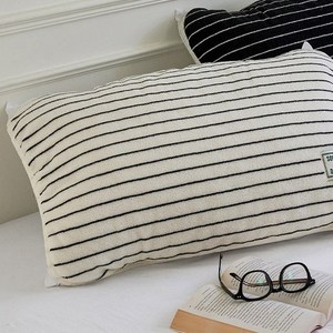 쁘리엘르 스누비 면 타올 베개 커버 덮개형