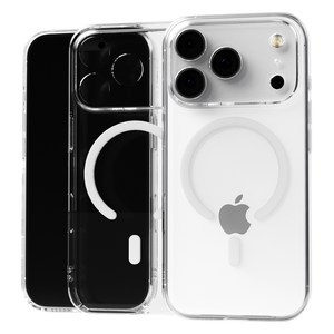 엑씨 에어슬림 맥세이프 호환 강한자력 변색없는 고투명 생폰 느낌 휴대폰 케이스