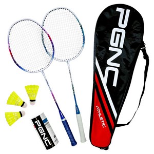 패기앤코 스포츠 배드민턴 라켓 2종 + 셔틀콕 3p + 가방 세트