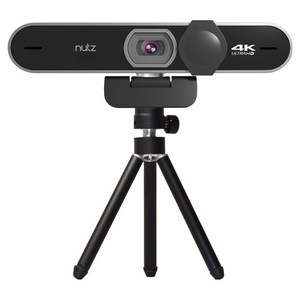 Nutz 4K 800만 화소 고화질 웹캠 UHD2160 + 미니삼각대 세트