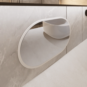 마드 심플 아크릴거울 긴원형 M