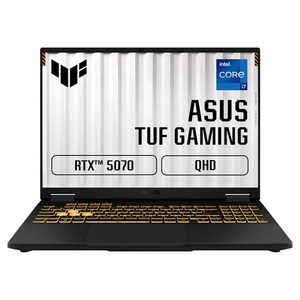 에이수스 TUF 예거 그레이 약 16인치에 해당함, 코어i7, 512GB, 16GB, Free DOS