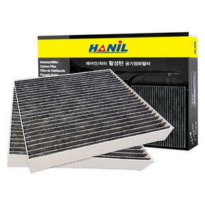 한일 활성탄 자동차 에어컨필터, c177, 2개