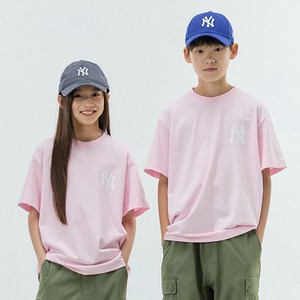 뉴에라 아동용 MLB 스몰 로고 반팔 티셔츠