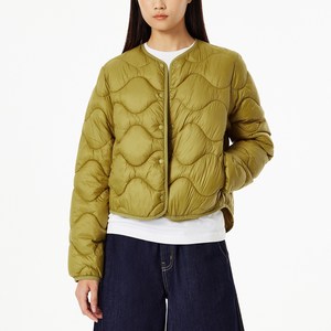 JAJU 여성용 포켓 라이트 다운필 자켓