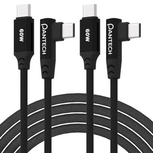 팬택 C타입-C타입 L자형 90도 케이블 60W 3A