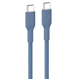 벨킨 C타입-C타입 60W 브레이디드 고속 충전 케이블 CAB024fq2MBL