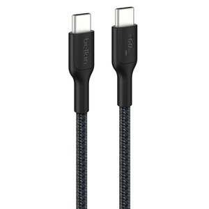 벨킨 C타입-C타입 60W 브레이디드 고속 충전 케이블 CAB024fq2MBK