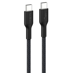 벨킨 C타입-C타입 60W 브레이디드 고속 충전 케이블 CAB024fq1MBK